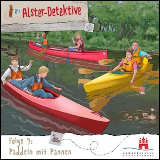Die Alster-Detektive (9) Paddeln mit Pannen - Brgerschaft Hamburg 2021