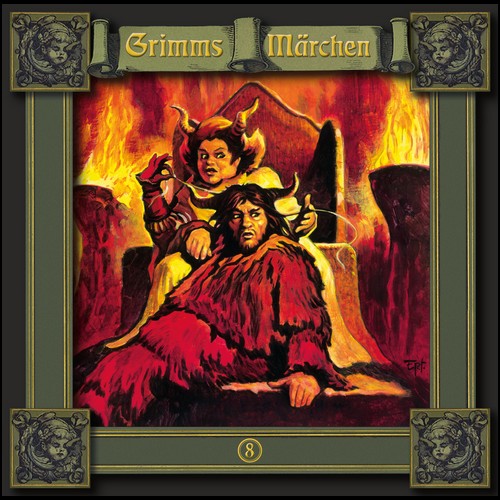 Grimms Mrchen (8) Der Teufel mit den drei goldenen Haaren - Die Sterntaler - Hans mein Igel - Titania Medien 2022