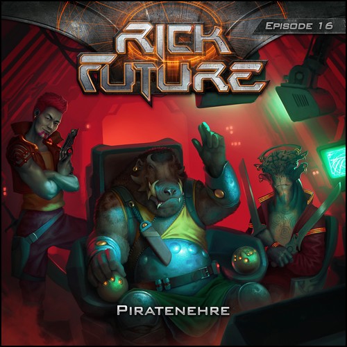 Rick Future (16) Piratenehre (Dane Rahlmeyer) Broken Moon Audio 2023