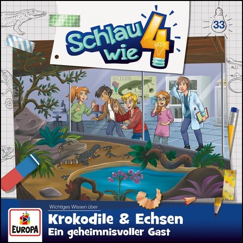 Schlau wie Vier (33) Krokodile & Echsen: Ein geheimnisvoller Gast - Europa 2023